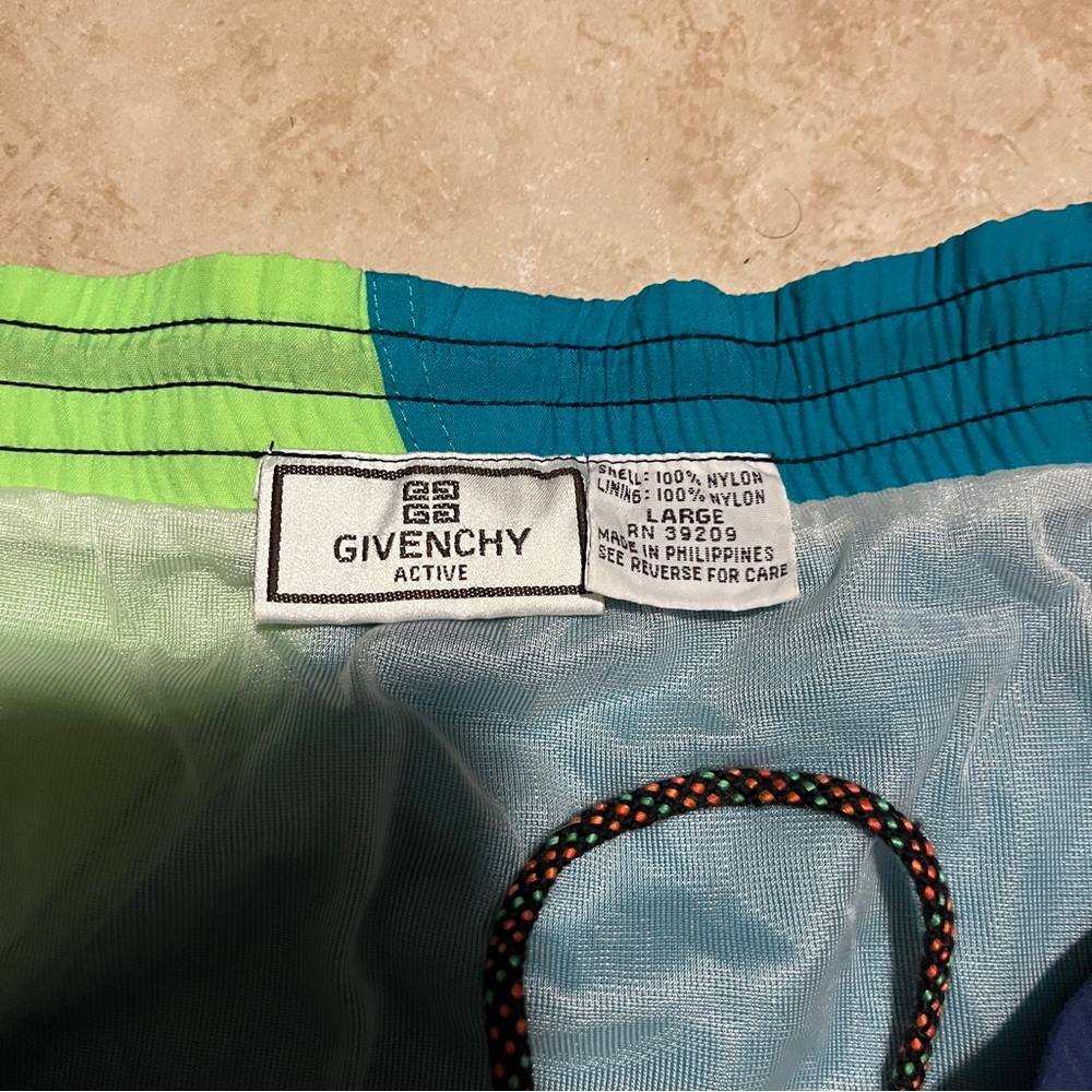 Givenchy Active Colorblock Swim Trunks - image 4